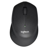 Logitech M330 draadloze optische Mute-muis met micro-USB-ontvanger (zwart)