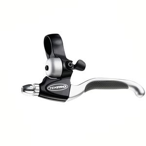 Tektro cl535f-rt v-brake remgreep met bel. links, zwart satin