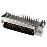 Connfly DS1037-01-25MNBKT7 D-sub male connector Aantal polen: 25 Soldeerpennen 1 stuk(s) Tray