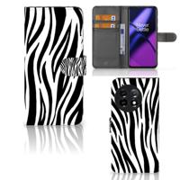 OnePlus 11 | Telefoonhoesje | Met pasjeshouder | Zebra