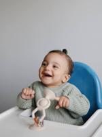 HexaPop MUSHIE zuignap speelgoed zandbeige