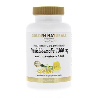 Golden Naturals Teunisbloemolie 1300mg 120Capsules Golden Naturals Teunisbloemolie 1300mg 120Capsules