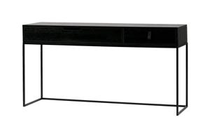 WOOOD Sidetable Silas 140cm - Zwart