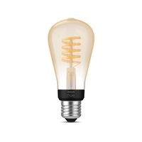 Philips Lighting Hue LED-lamp 871951430146700 Energielabel: G (A - G) Hue White Ambiance E27 Einzelpack Edison ST64 Filament 300lm E27 7 W Warmwit tot koudwit - thumbnail