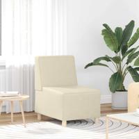 Sofa Stoel Crme 55 x 74 x 82 cm Kunstleer