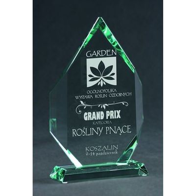 Viking Choice  Gegraveerde glazen trofee met koffer