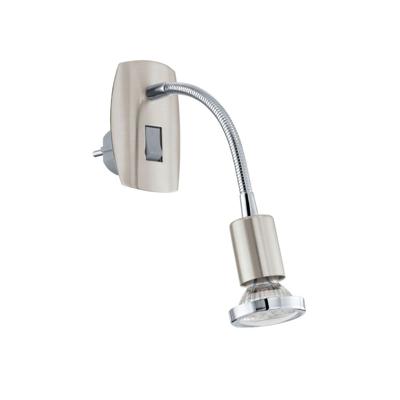 Eglo Stekkerlamp - leeslampMini 4 nikkel mat - 92933
