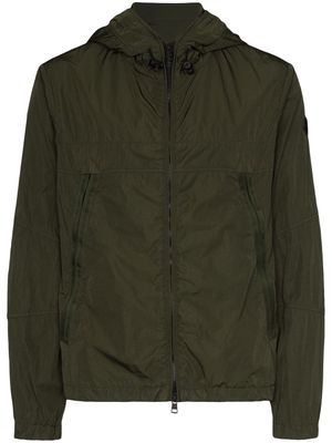 Moncler coupe-vent Scie à capuche - Vert