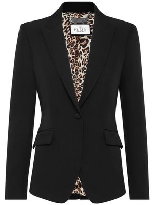 Philipp Plein blazer à revers crantés - Noir