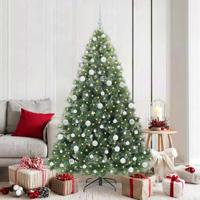 Kunstkerstboom met 300 LED met standaard Groen 180 cm PE en PVC