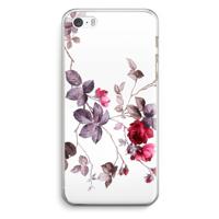 Mooie bloemen: iPhone 5 / 5S / SE Transparant Hoesje