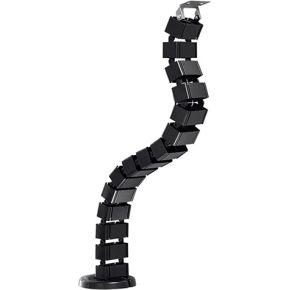 ICY BOX IB-MSA104-CM Vloer Cable holder Zwart 1stuk(s)