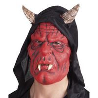Latex duivel masker Diablo voor volwassenen   -