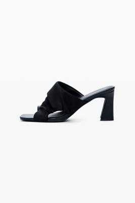 Cut-out sandaal - BLACK - 37