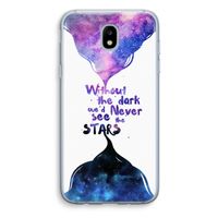 Stars quote: Samsung Galaxy J5 (2017) Transparant Hoesje