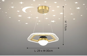 LunaNova LED Plafondlamp met Sterrenprojectie