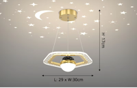 LunaNova LED Plafondlamp met Sterrenprojectie
