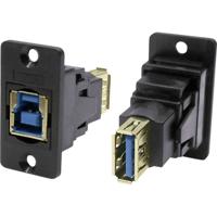 Cliff Adapter, Bus, inbouw USB-poort Type-A - USB-poort Type-B CP30606N 1 stuk(s) - thumbnail