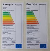 U-map zelfklevend Energielabel 120x260