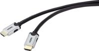 SpeaKa Professional SP-9063164 HDMI-kabel HDMI Aansluitkabel HDMI-A-stekker, HDMI-A-stekker 1.00 m Zwart Ultra HD (8K) - thumbnail