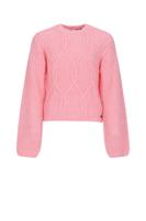 NoBell winter sweater meisjes - roze - Katy - gebreid