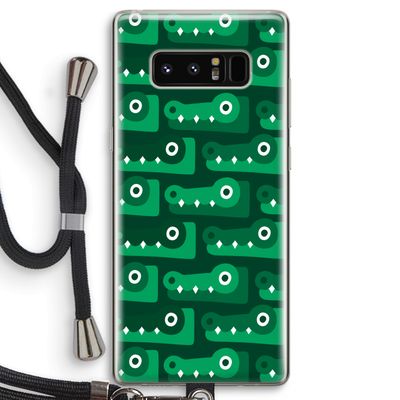 Crocs: Samsung Galaxy Note 8 Transparant Hoesje met koord
