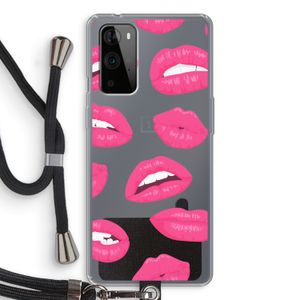 Bite my lip: OnePlus 9 Pro Transparant Hoesje met koord
