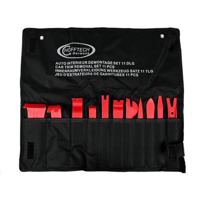 Interieur Demontage Gereedschapset - 11-delig - rood/zwart - inclusief opbergtas