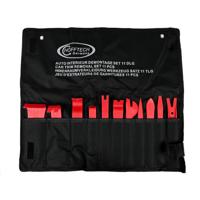 Interieur Demontage Gereedschapset - 11-delig - rood/zwart - inclusief opbergtas