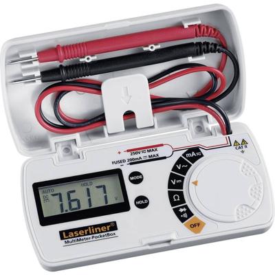 Laserliner Pocket Box Multimeter Digitaal CAT II 250 V Weergave (counts): 1999