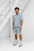 Lacoste Monogram Zomerset Heren Blauw - Maat XL - Kleur: Blauw | Soccerfanshop
