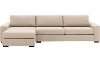 Goossens Hoekbank Lucca Met Chaise Longue wit, stof, 3-zits, stijlvol landelijk Goossens Hoekbank Lucca Met Chaise Longue wit, stof, 3-zits, stijlvol landelijk