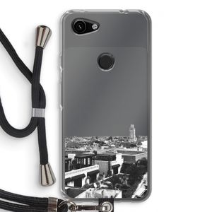 Marrakech Skyline : Pixel 3a Transparant Hoesje met koord