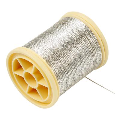 Creativ Company Dmc metallic draad, dikte 0,36 mm, zilver, 40 m/ 1 rol