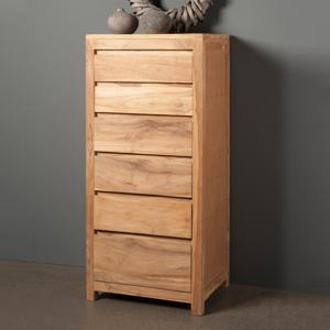 Tower Living Ladekast 'Corona' Teak met 6 laden