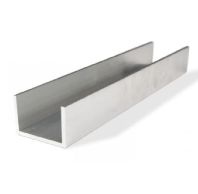 Aluminium U profiel 20x20x20x2 mm - per meter