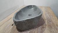 Rivierstenen waskom RXXL2503807, 85x44x15 cm