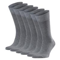 FALKE Happy heren sokken 6-paar grijs - thumbnail