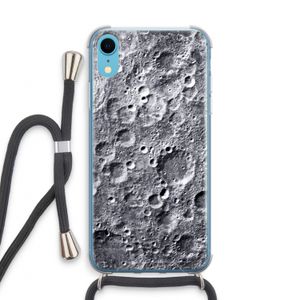Maanlandschap: iPhone XR Transparant Hoesje met koord