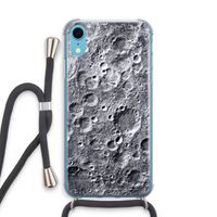 Maanlandschap: iPhone XR Transparant Hoesje met koord