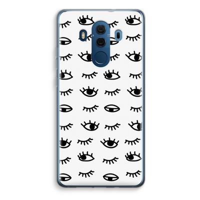 Eye pattern #2: Huawei Mate 10 Pro Transparant Hoesje