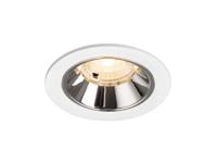 SLV InbouwspotNuminos S wit/chroom 2700K - 40gr - 1009447