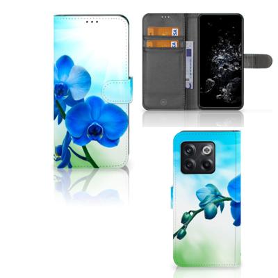 OnePlus 10T Hoesje Orchidee Blauw - Cadeau voor je Moeder