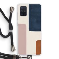 Geo #5: Samsung Galaxy A71 Transparant Hoesje met koord