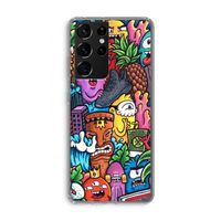 Vexx Mixtape: Samsung Galaxy S21 Ultra Transparant Hoesje
