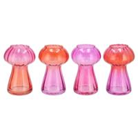 Daan Kromhout Vaas nova roze 17 cm 4 assorti | 8 stuks