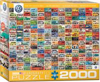 Eurographics The VW Groovy Bus Legpuzzel 1000 stuk(s) Voertuigen - thumbnail