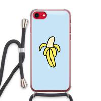 Banana: iPhone SE 2020 Transparant Hoesje met koord - thumbnail