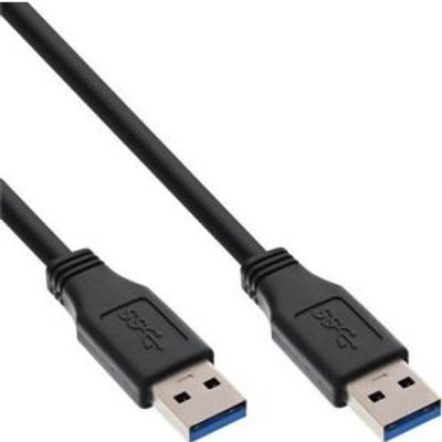 InLine 2.0m USB 3.0 USB-kabel 2 m 3.2 Gen 1 (3.1 Gen 1) USB A Zwart