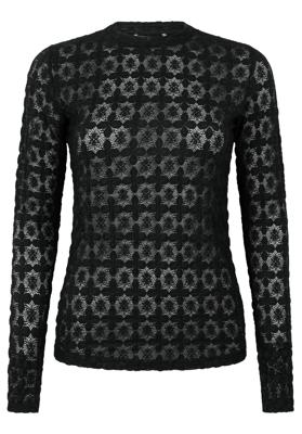 Aaiko Mason Co 155 T-shirt Lange Mouw 900 Black